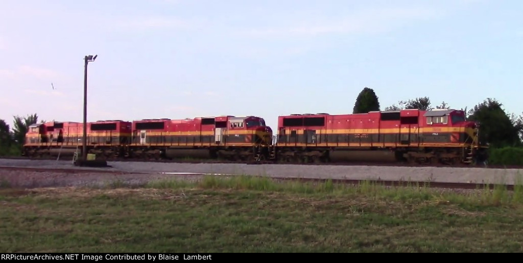 Line of ex KCS units